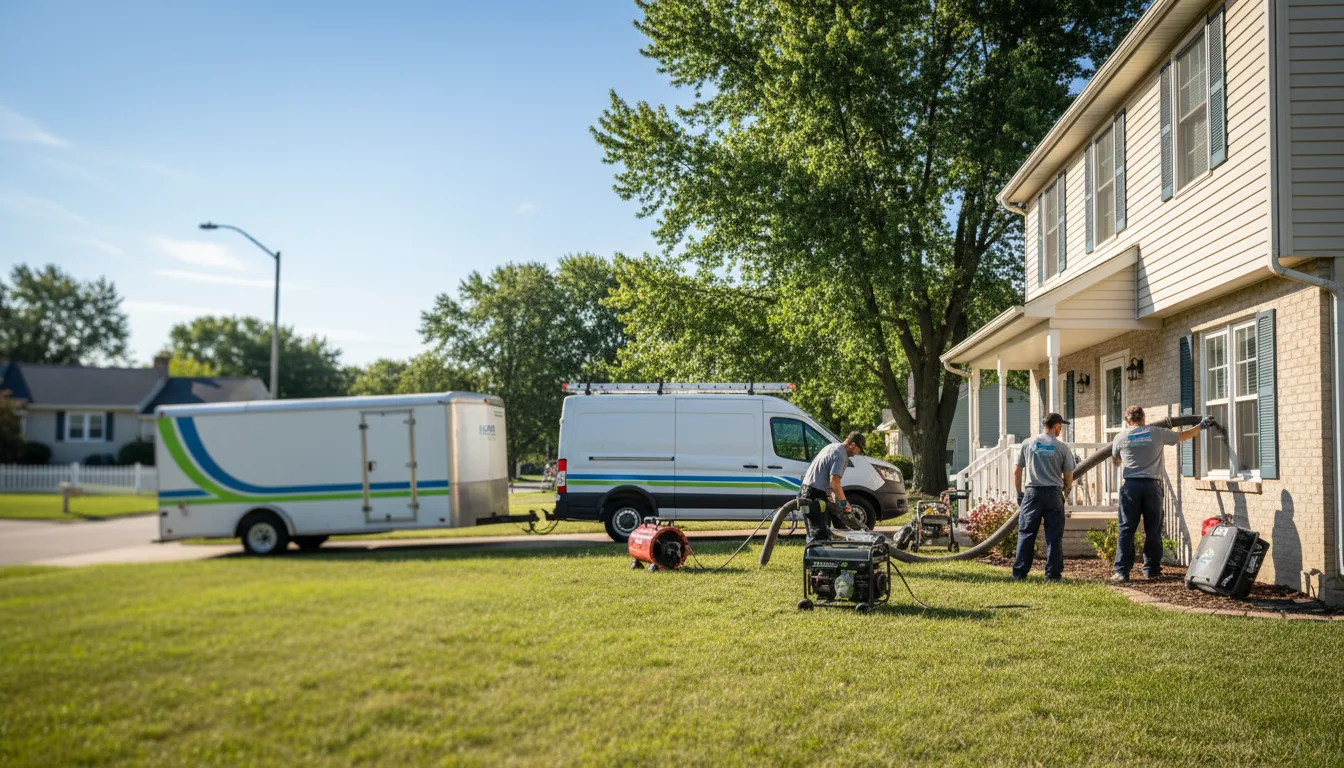 Flooded Basement Restoration And Cleanup With Repair in Huntsburg, OH near me